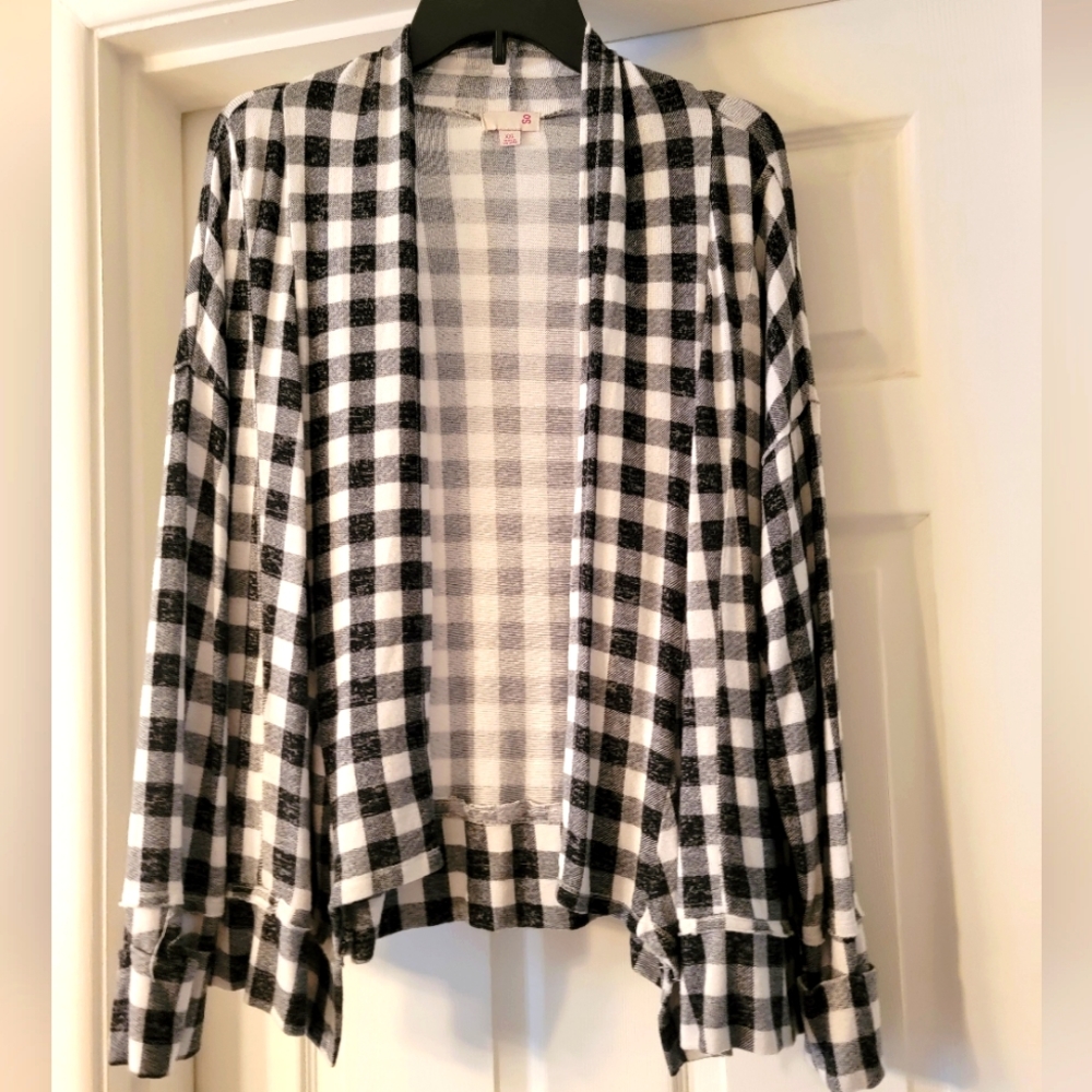 Plaid Cardigan